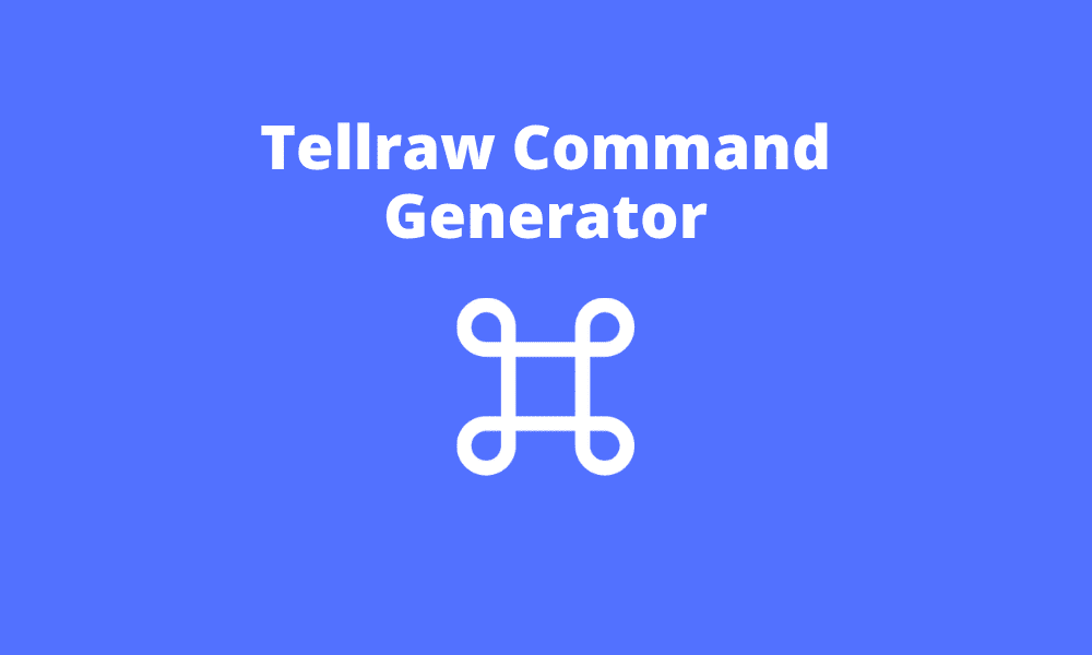 Tellraw Command Generator Online Editor to Type Fast